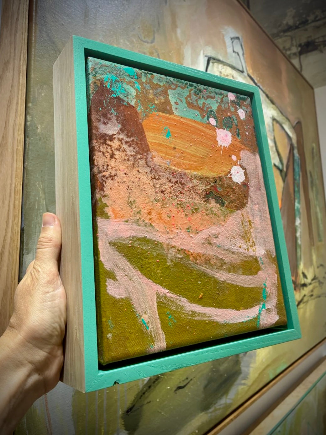 Small Turquoise #6 - 20cm x 25cm