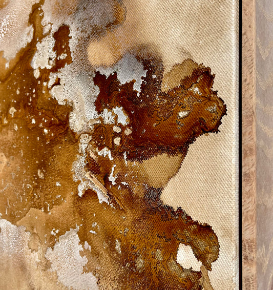 Aerial Gold #2 - 60cm x 60cm