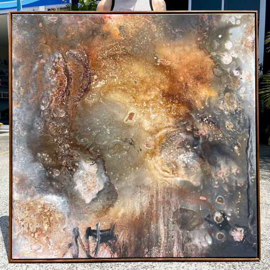 The Divine Frequency Modulator - 120cm x 120cm