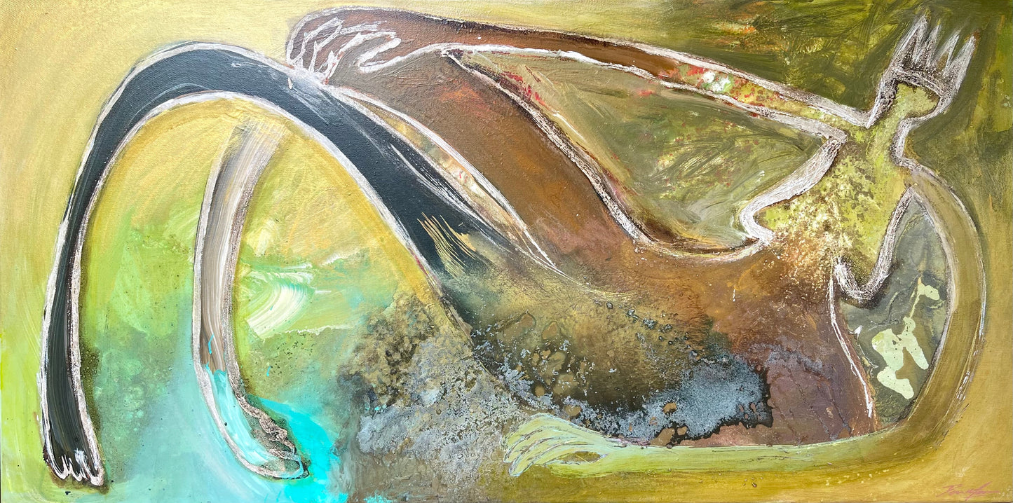 Green Lulu - 80cm x 160cm
