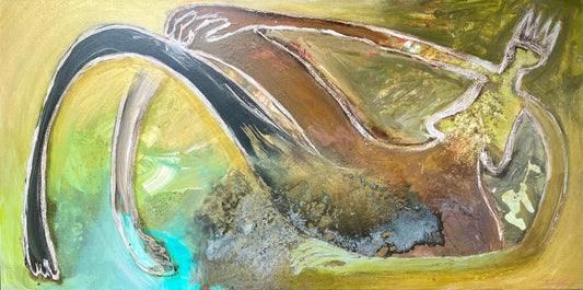 Green Lulu - 80cm x 160cm