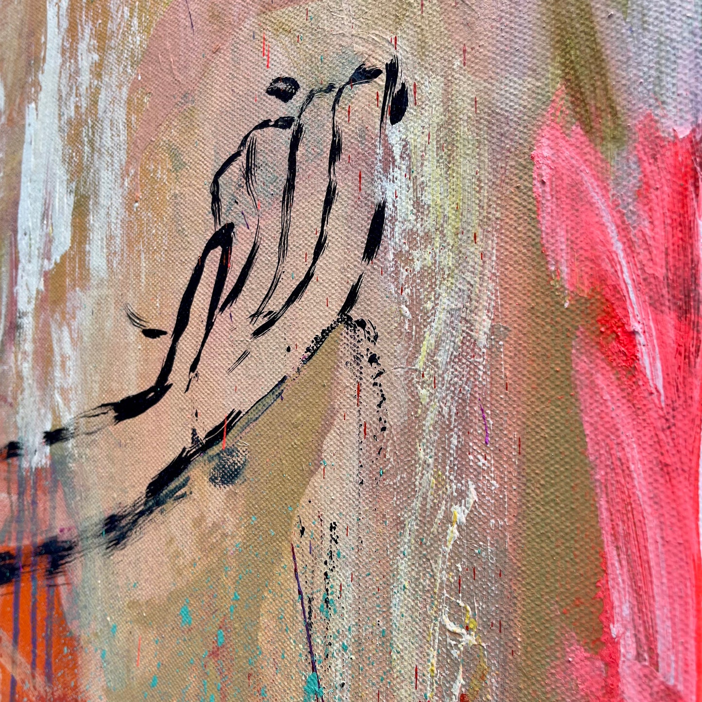 La Belle Reine - 145cm x 145cm