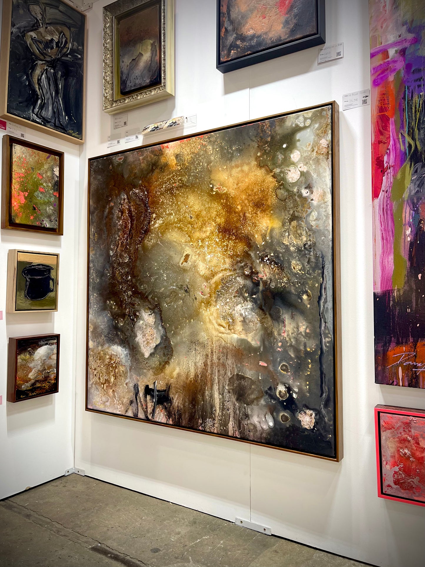 The Divine Frequency Modulator - 120cm x 120cm