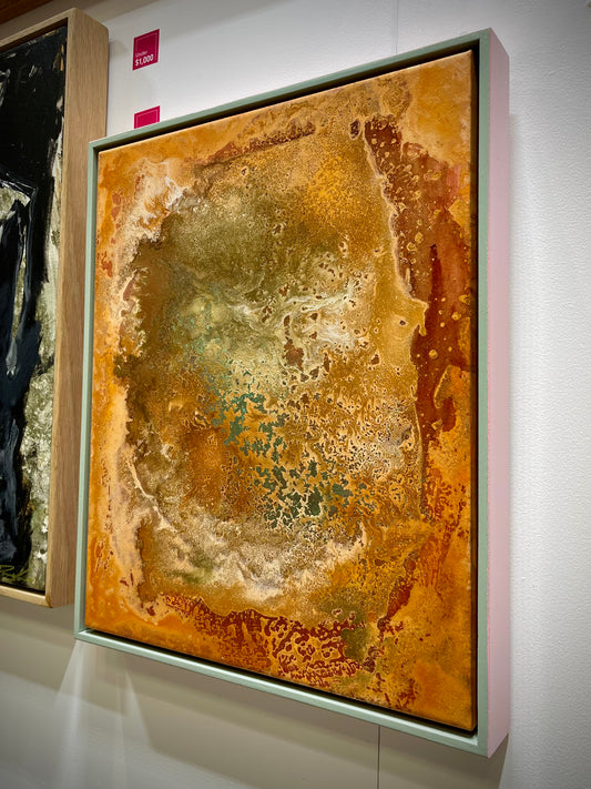 Floating Teal - 50cm x 60cm