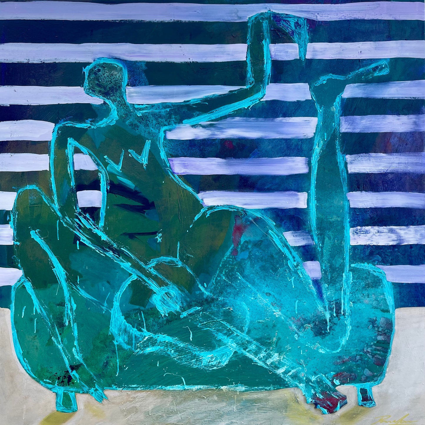 There’s One Thing  I Know - 135cm x 135cm