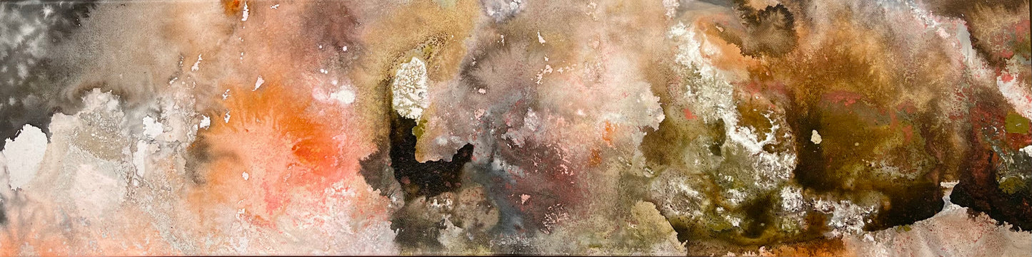 Hilltop Dusk #1 - 25cm x 100cm