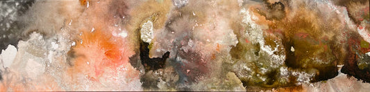 Hilltop Dusk #1 - 25cm x 100cm