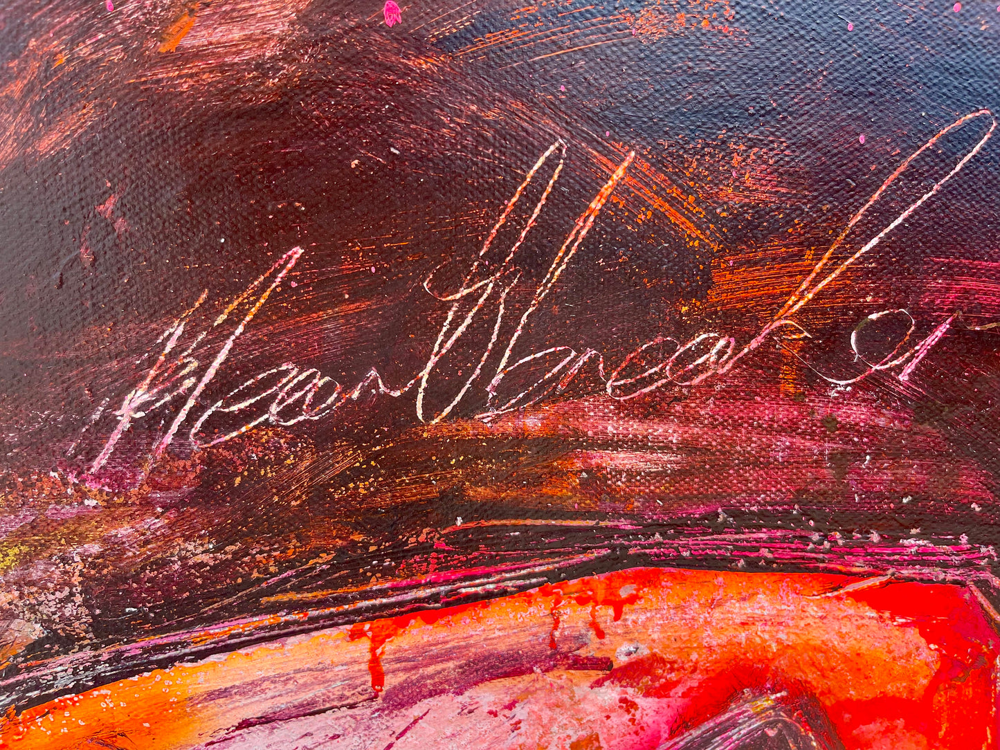 Heart’s on Fire - 90cm x 120cm