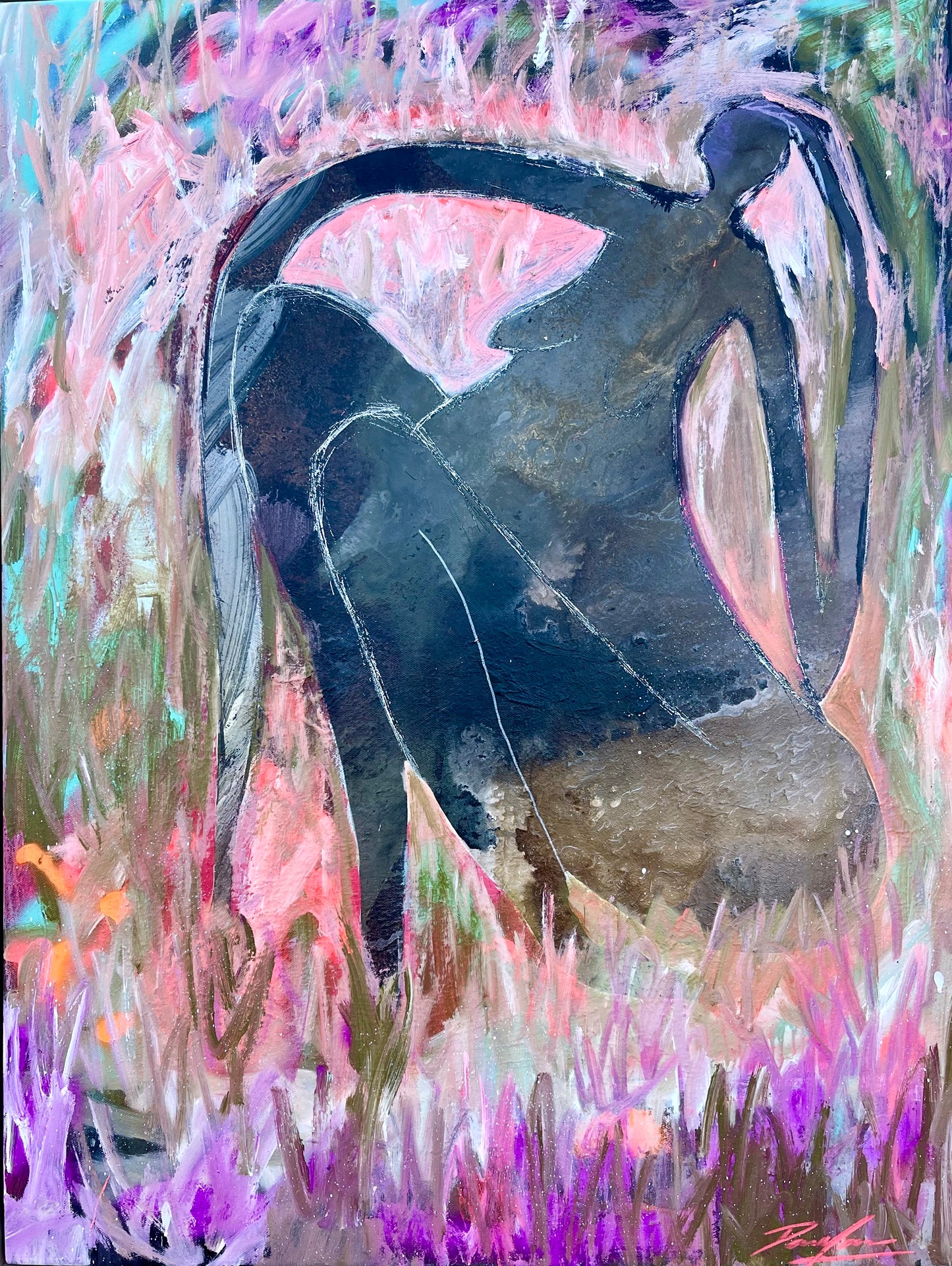 Meditation Meadow - 90cm x 120cm