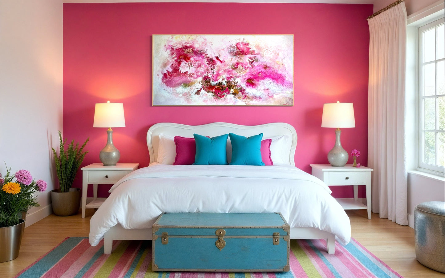 Roseine - 80cm x 160cm