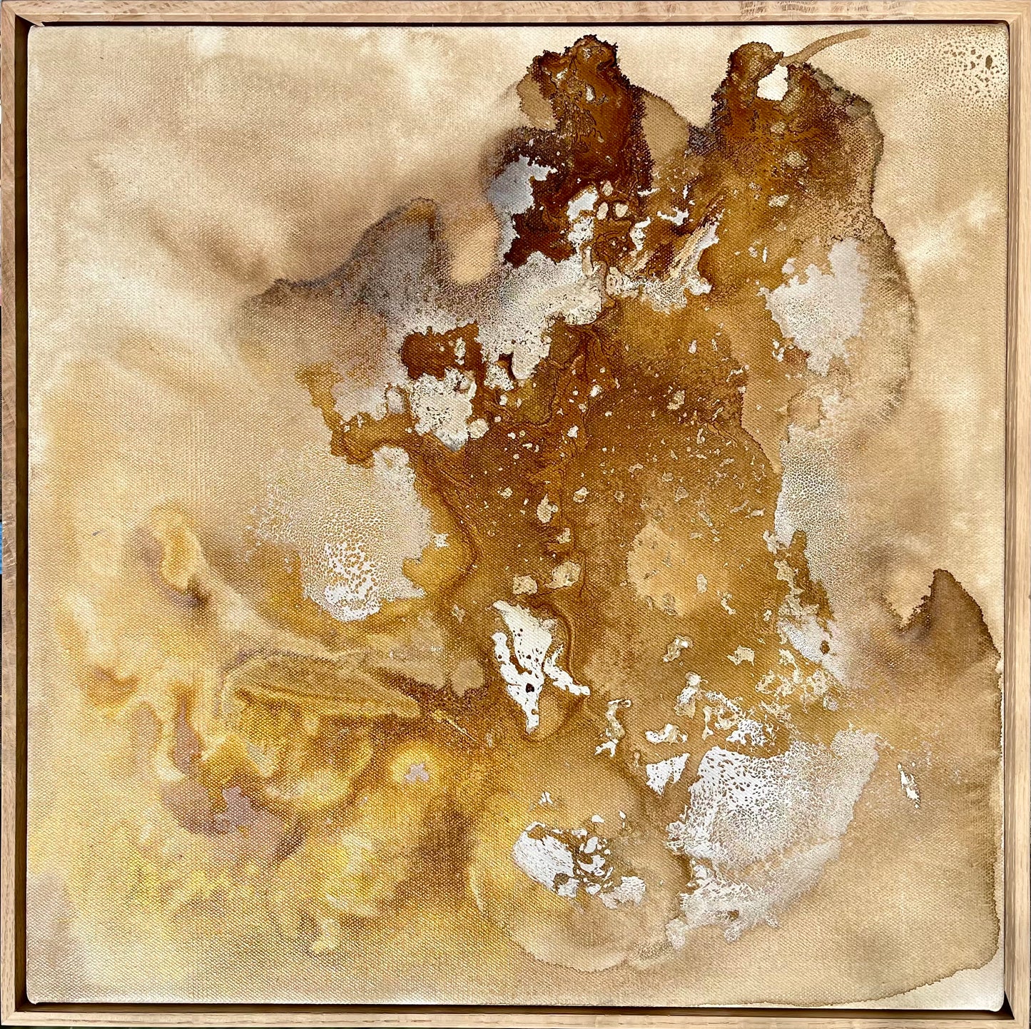 Aerial Gold #2 - 60cm x 60cm