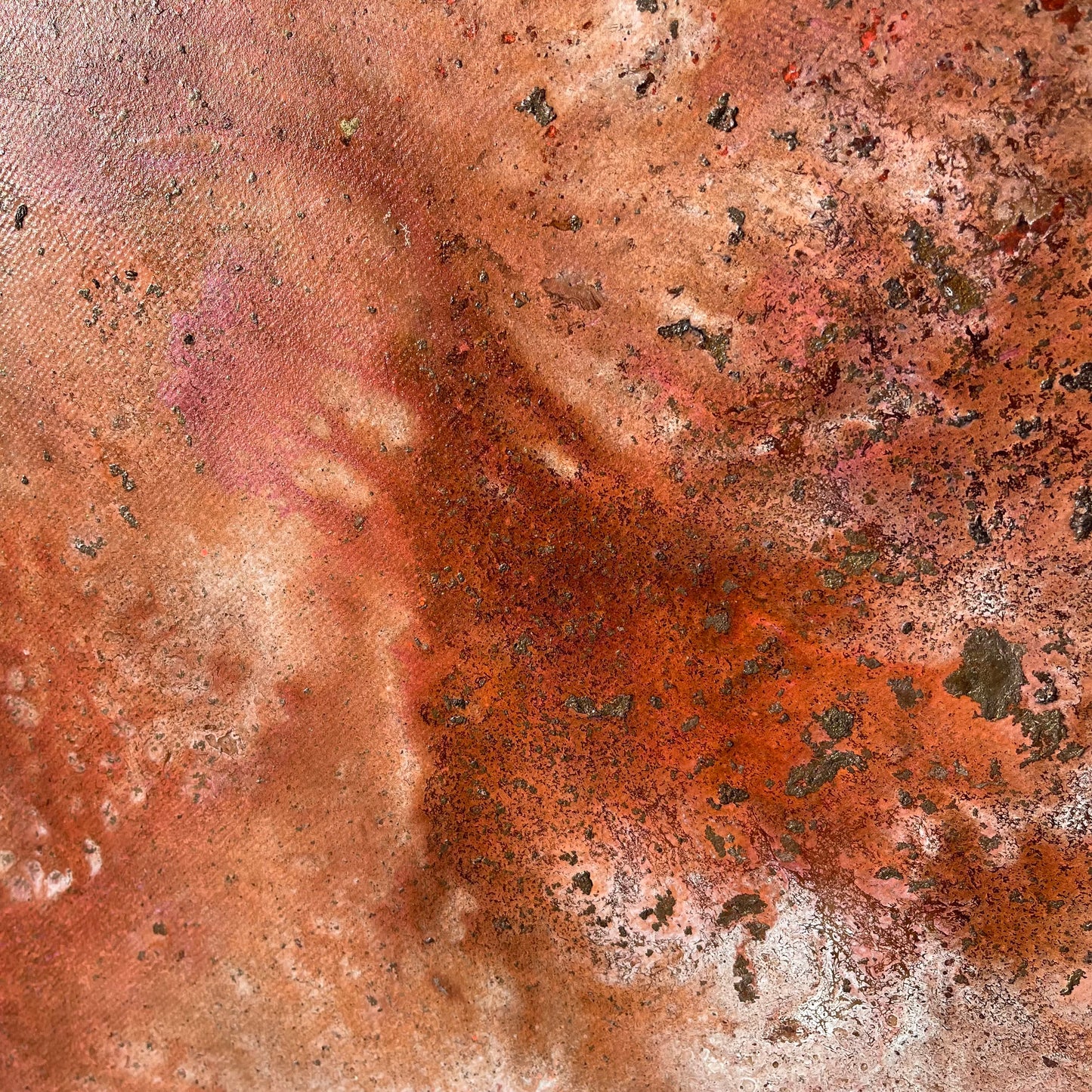 Peach Landscape ( Study #1 ) - 60cm x 60cm