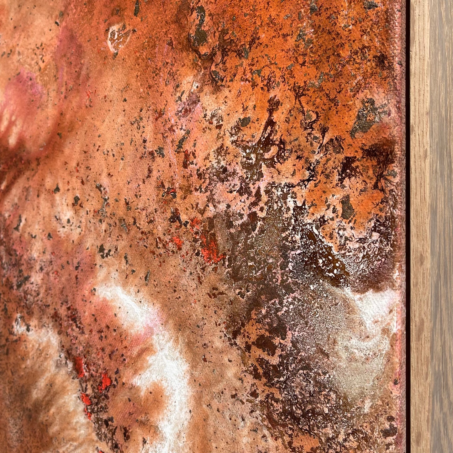 Peach Landscape ( Study #1 ) - 60cm x 60cm