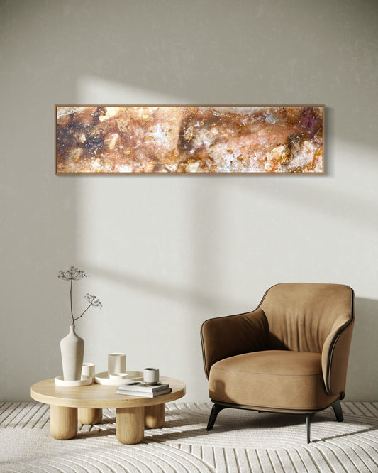 Golden Landscape ( Study #4 ) -  35cm x 120cm