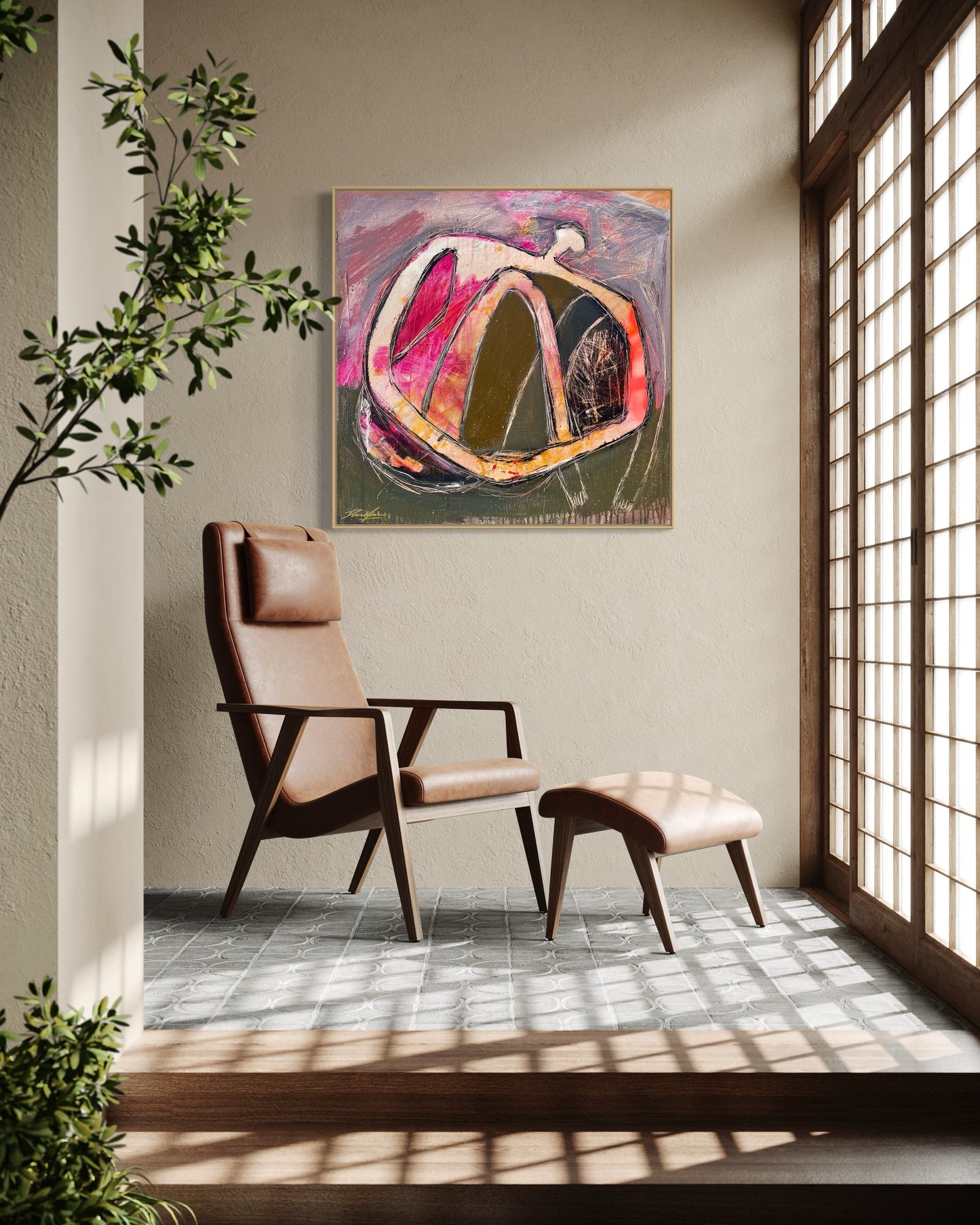 Metamorphic Reflection - 85cm x 85cm
