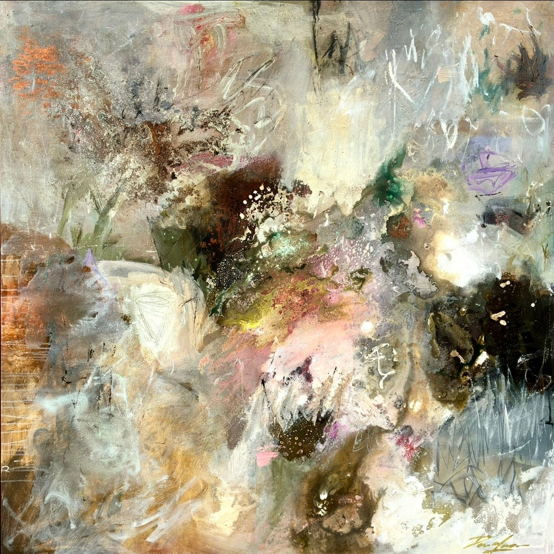 Garden of Skye - 160cm x 160cm